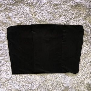 Pretty Little Thing Black Crop Top